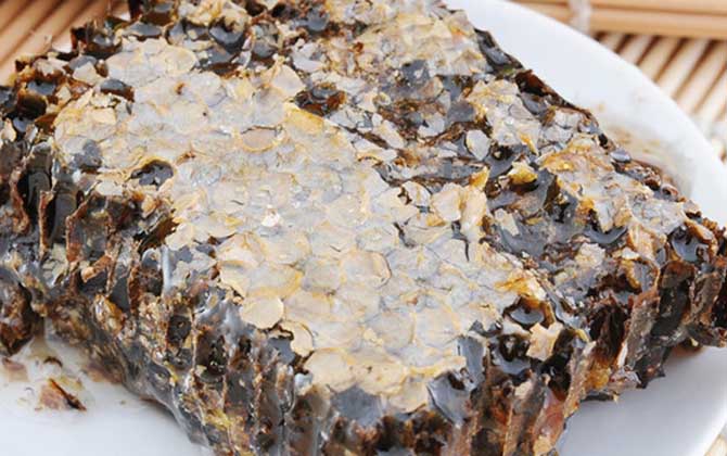 蜂巢蜜嚼后的渣渣能吃嗎?能吃,但沒什么味道,真的如同嚼蠟! 蜂巢蜜